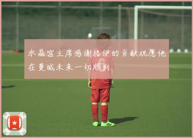 水晶宫主席感谢格伊的贡献祝愿他在曼城未来一切顺利